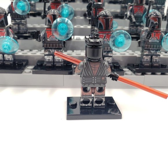 Darth Maul with Mandalorian Army Custom Mini figures, Star Wars, Minifigures - Picture 5 of 12